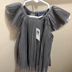 Old Navy (12-18 months) flutter-sleeve pleated swing dress .. New with Tags